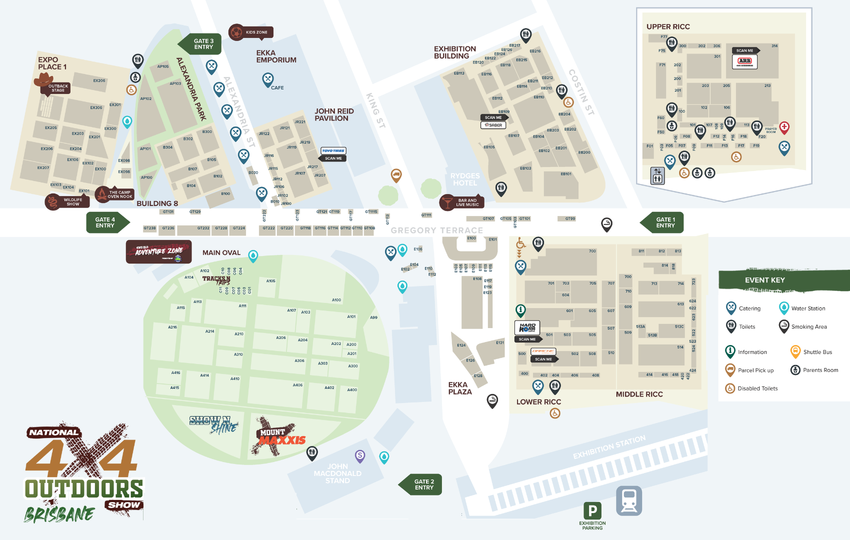 4x4 Show Brisbane 2025 Show Map