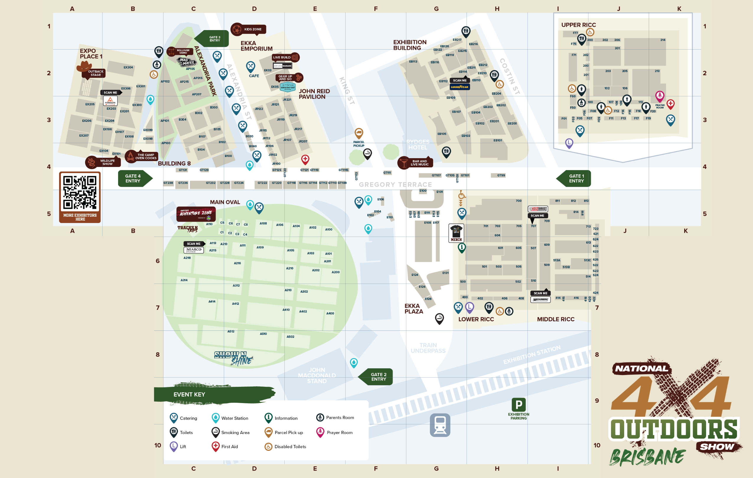 Brisbane 4x4 Outdoors Show Map 2026