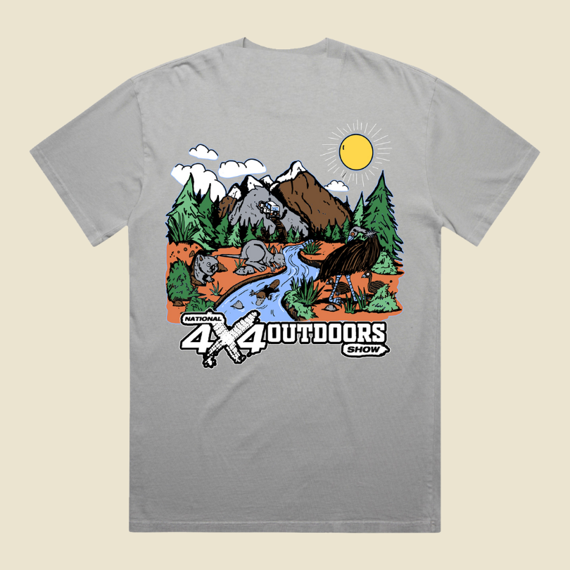 Graphic Tee - Faded Storm