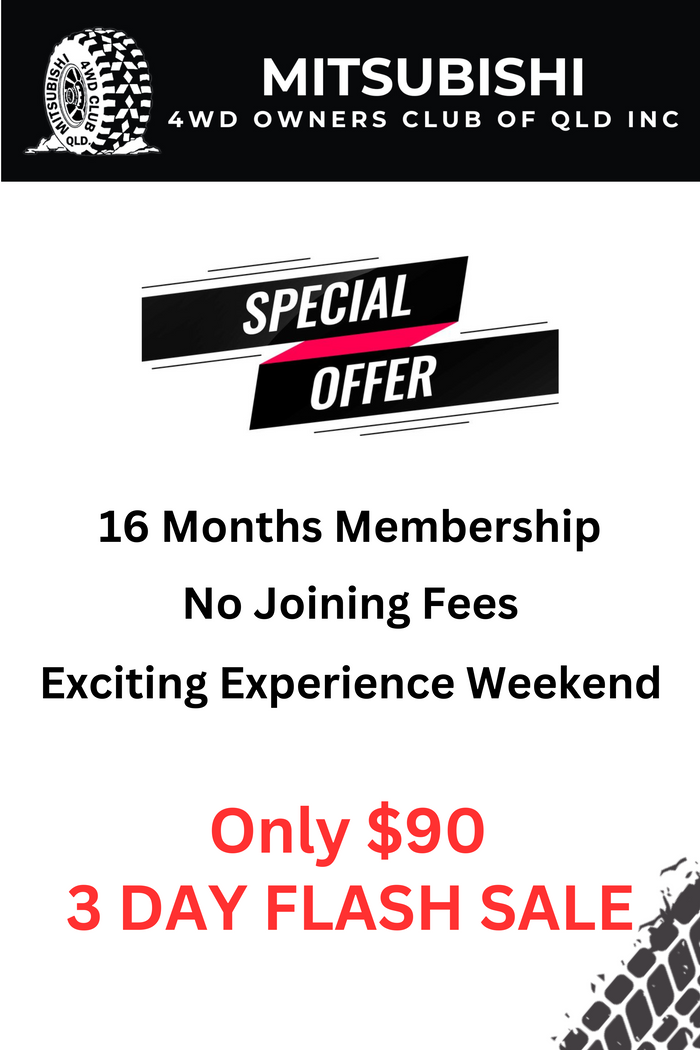 MITSUBISHI 4WD OWNERS CLUB OF QUEENSLAND