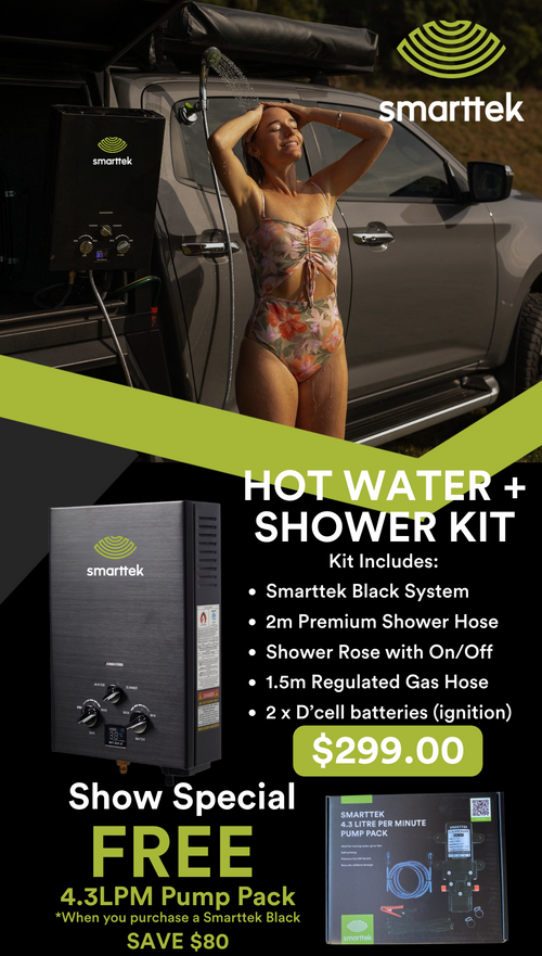 Smarttek Black Hot Water System
