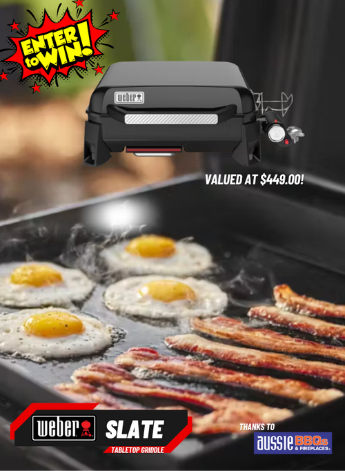 Win a Weber Slate BBQ Griddle