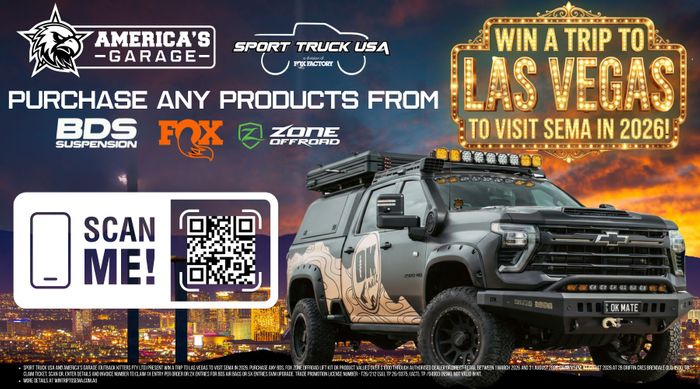 Win a Trip to SEMA in Las Vegas!