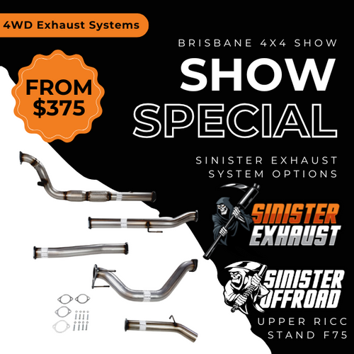 4WD Exhaust Systems from $375