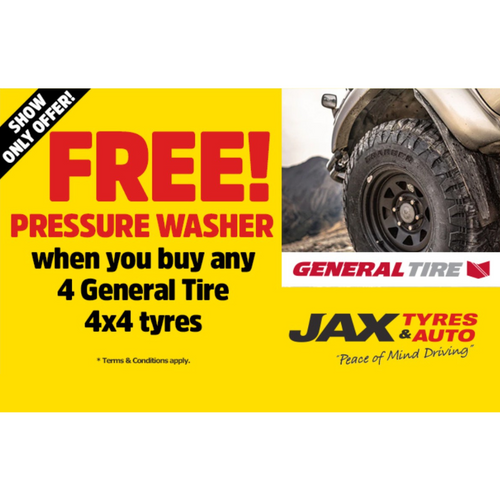 General Tires - FREE Karcher pressure Washer