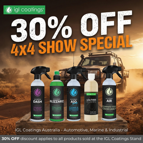 IGL Coatings Australia 30% OFF 4x4 Show Special