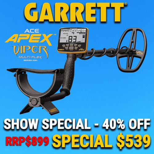 40% Off Garrett APEX VIPER Metal Detector