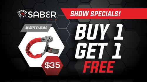 Saber 9,000kgs Soft Shackles, Buy One, Get One Free!