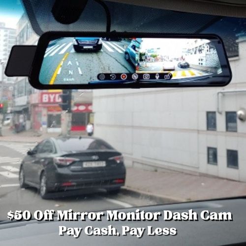 $50 off Mirror Monitor Dash Cam 