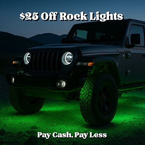 $25 off Rock Lights 