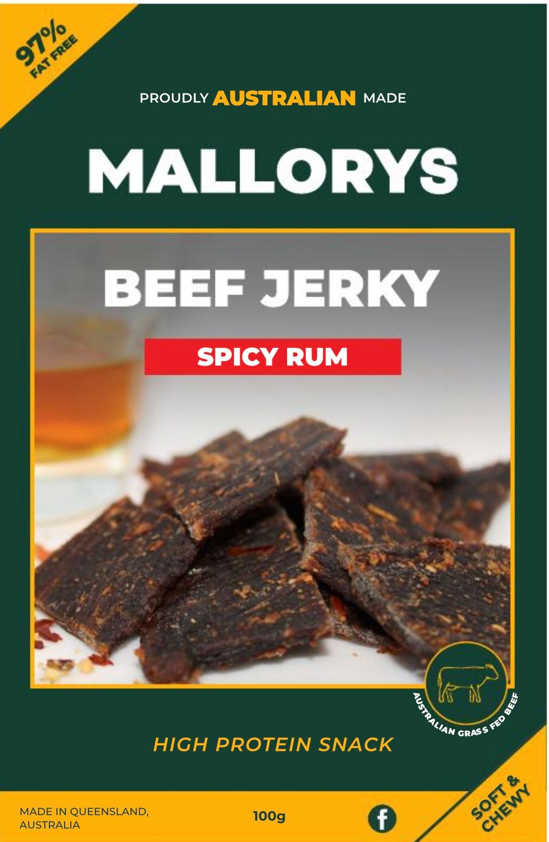 Spicy Rum Beef Jerky