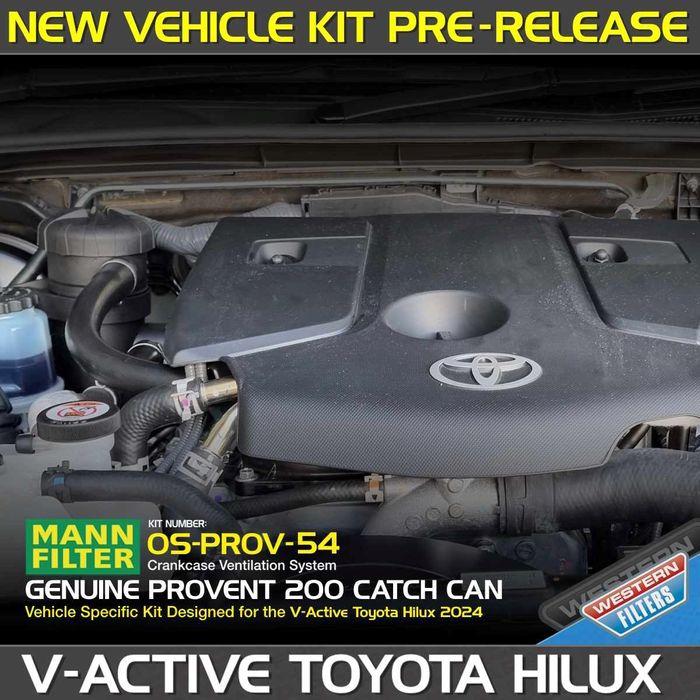 2024 Toyota Hilux 48V Provent Catch Can kit