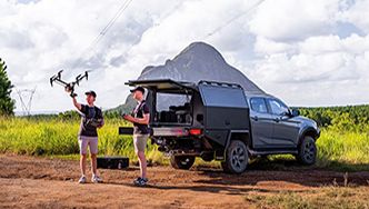 Beyond the Build: Off-Road Drone Piloting with a Chassis-Mount Ute Canopy Setup