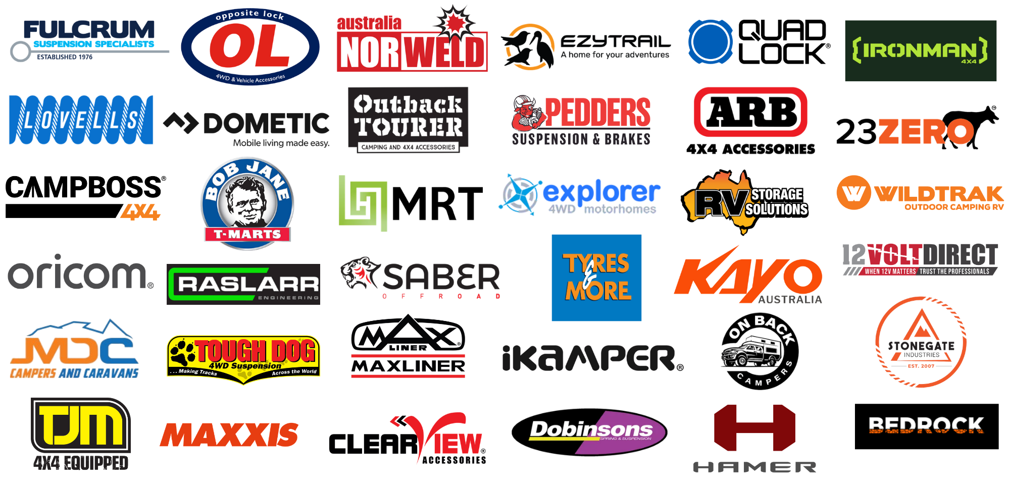 Melbourne 4x4 Outdoors Show 2026 brands banner