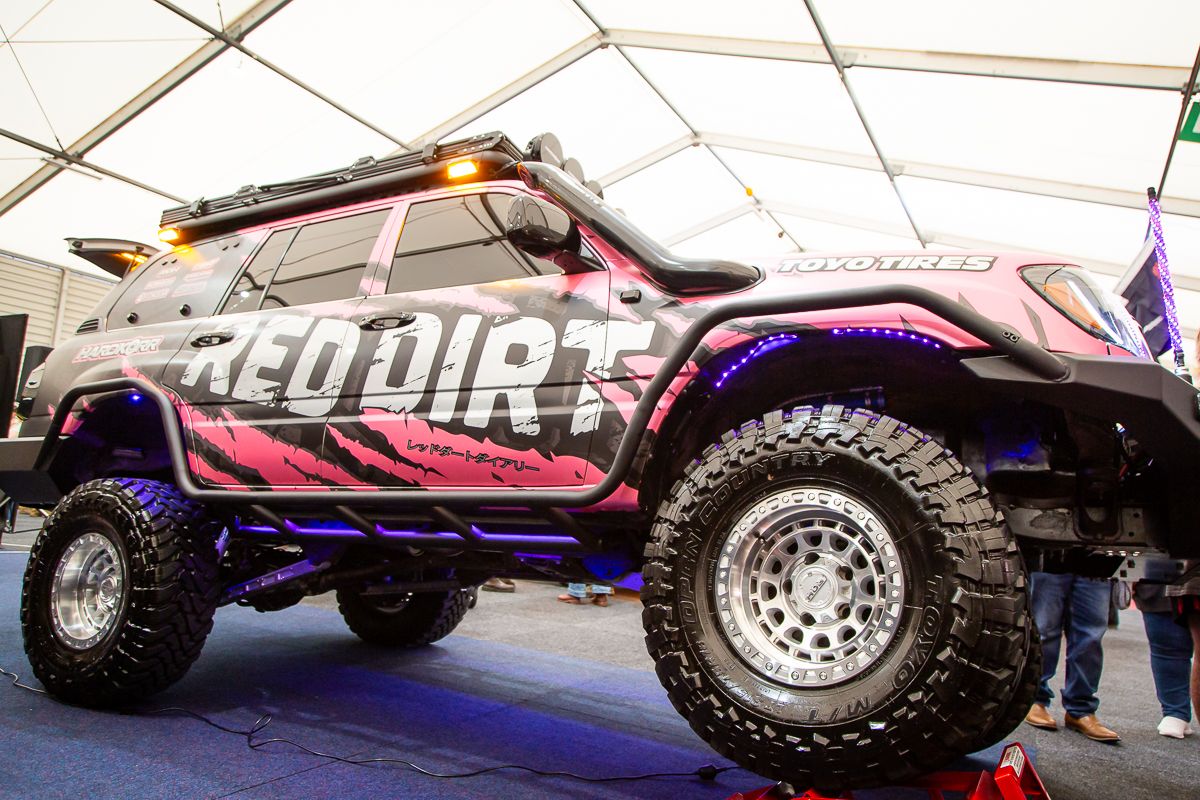 Red Dirt Diary Pink Toyota Landcruiser Reveal