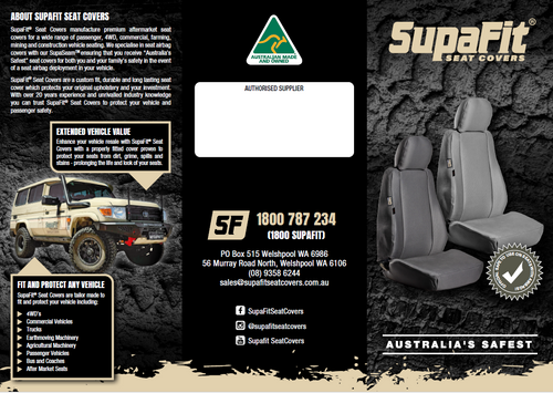 SupaFit Seat Covers Brochure