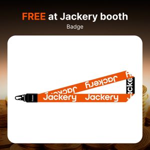 FREE at Jackry booth - Badge