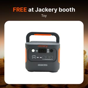 FREE at Jackery booth - Toy