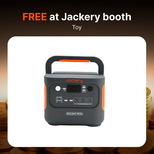 FREE at Jackery booth - Toy