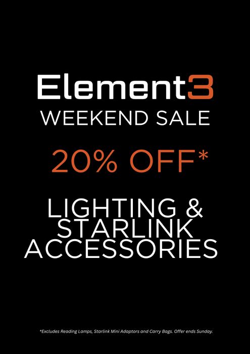 20% Off Lighting & Starlink Accessories
