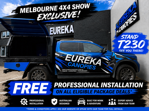FREE Professional Installation on Eligible Package Deals – Melbourne 4x4 Show Exclusive