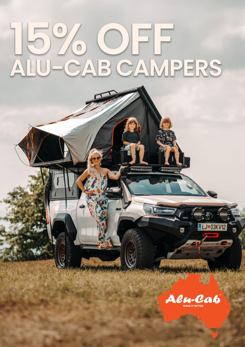 * 15% Off Alu-Cab Campers *