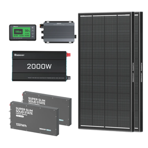 Renogy 2.4kWh Off-Grid Power Kit (400Watt Solar + 2000Watt Inverter)