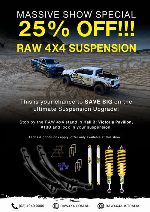RAW 4x4 Show Special - 25% off retail on all lift kits