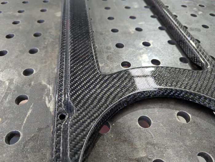 Toyota Landcruiser 40 Series Carbon Fiber Headlight Surround Panel
