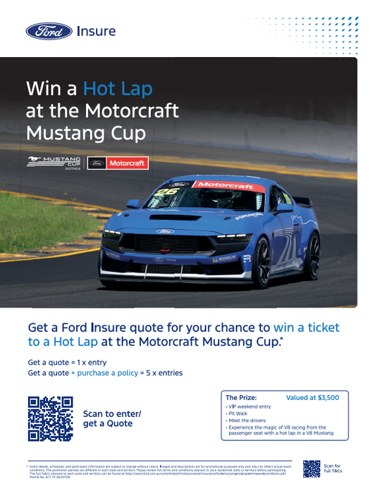 Win a Hot Lap at the Motorcraft Mustang Cup!