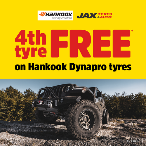 Hankook - Buy 4 and get the 4th tyre FREE