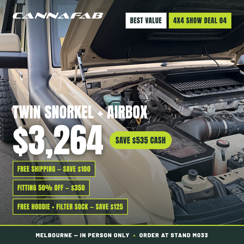 Twin Snorkel + Airbox $3,264 (Best Value)