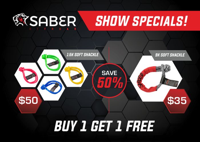 Buy 1 Soft Shackle, get 1 FREE