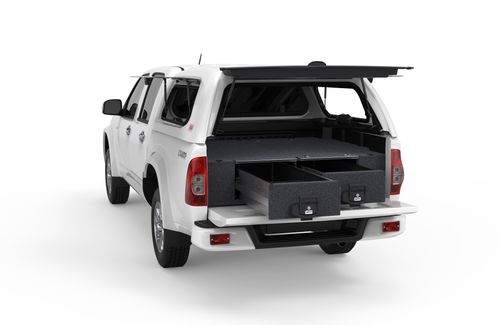 HD Twin Drawer Fixed Floor System for Utes