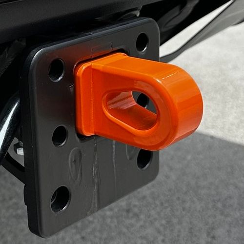 SK+ Soft shackle hitch Black and RED tear Drop hole 