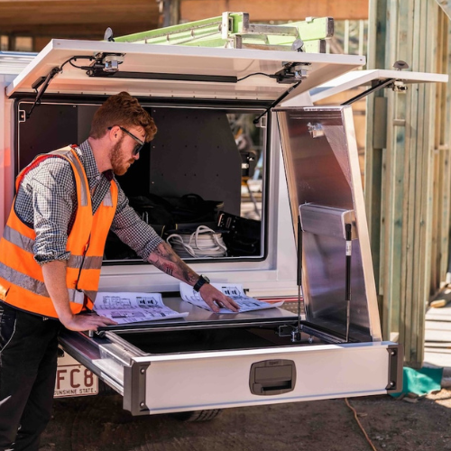 Tradesman Package Tray and Canopy