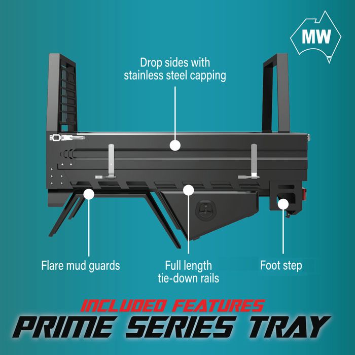 MW Toolbox Prime Series Aluminium Ute Tray