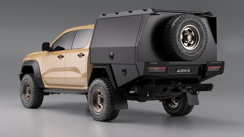 Service Body M5 - 1600 Canopy with rear deck