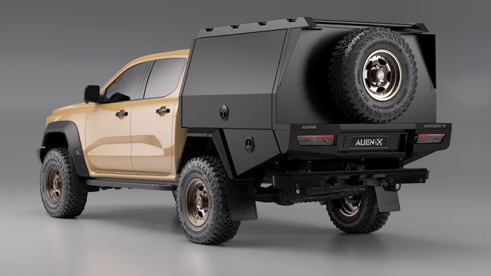 Service Body M5 - 1600 Canopy with rear deck