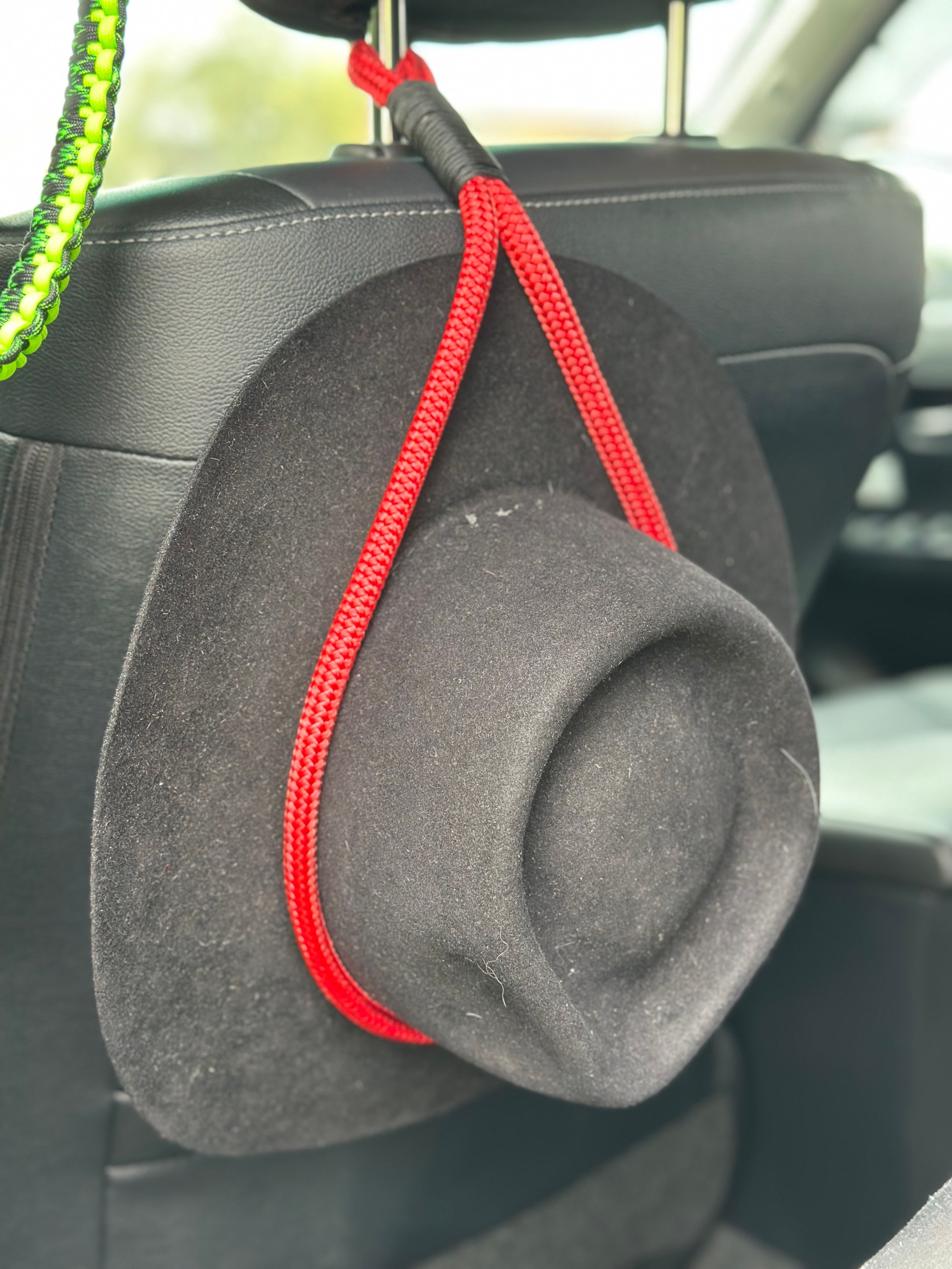Paracord Headrest Hat Holder
