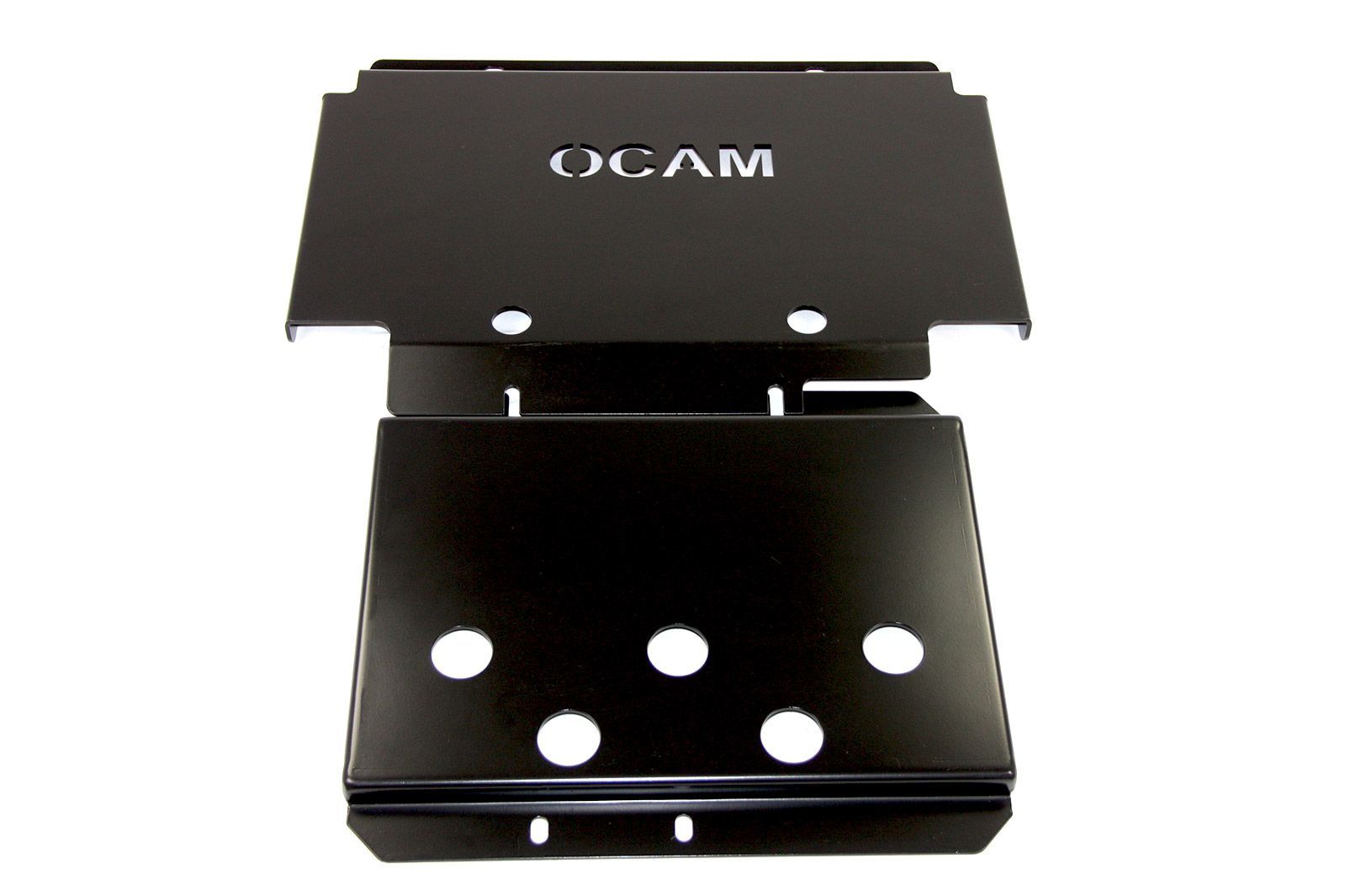 OCAM Steel Bash Plates for Ford Ranger PX PXMKII PXMKIII 2011-06/2022, 4mm Steel Black (2nd style)