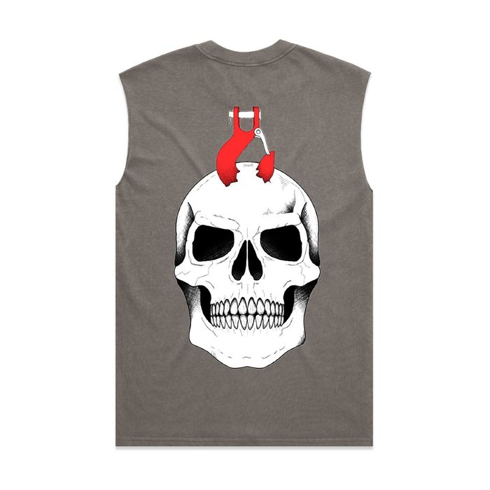 Skull Tank - Grey
