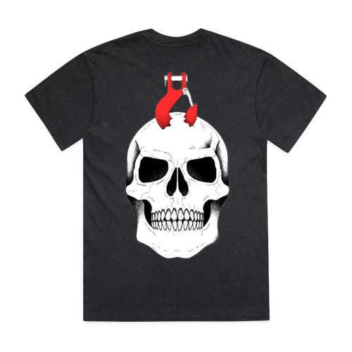 Stone Wash Skull Tee