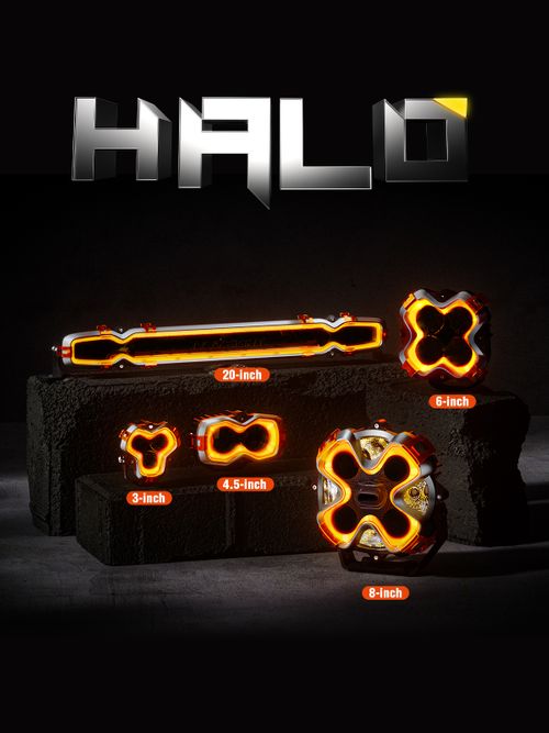 Halo-Pro series -Unique design & High-performance Off-Road LED Light