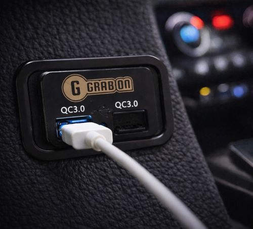 12V Dual USB Wall Outlet