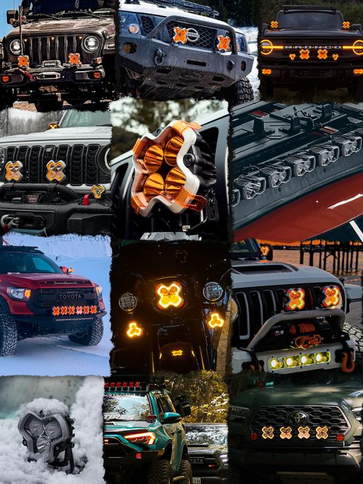 Novsight's uniquely designed HALO series off-road lights 