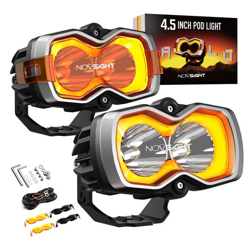 Novsight's uniquely designed HALO series off-road lights 