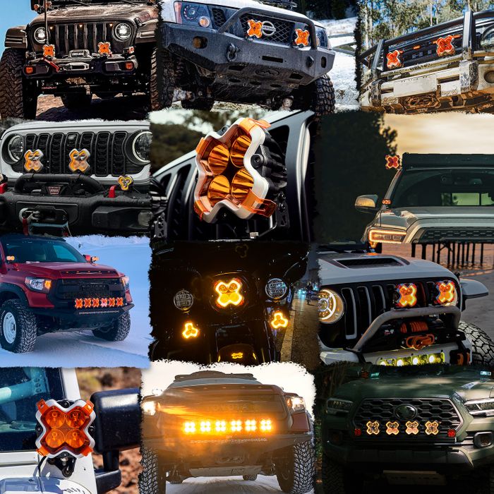 Novsight's uniquely designed HALO series off-road lights 