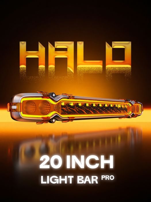 Novsight's uniquely designed HALO series off-road lights -20inch light bar