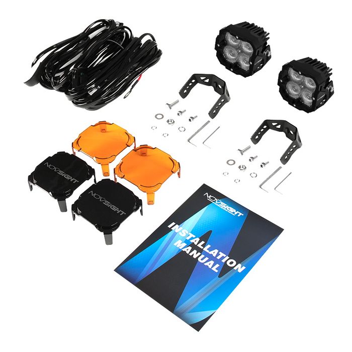 CYBER Series | 3 Inch Cube LED Pods Off-road Auxiliary Flood Light Ditch LED Light With Harness